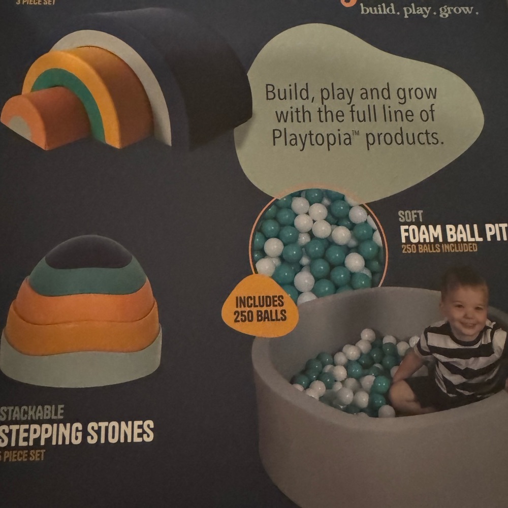 Topia Orange and Blue Learning Toys for Skill Development